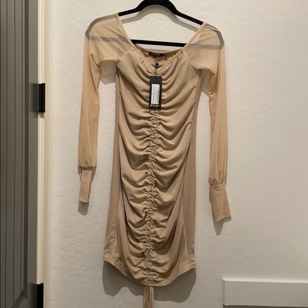 Nasty Gal Nude Dress NWT